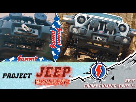 Summit Racing’s Project Jeep Wrangler Rubicon Build: Ep. 7 (Part 1), Front Off-Road Bumper & Winch