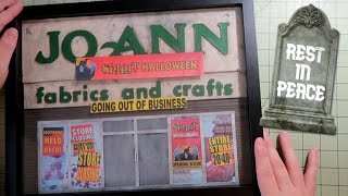 This JoAnn Fabrics Became a Spirit Halloween! (A Miniature Shadowbox)