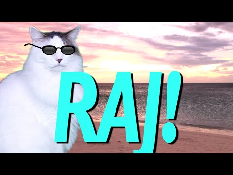 HAPPY BIRTHDAY RAJ! - EPIC CAT Happy Birthday Song
