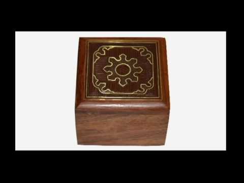 Indian handmade wooden jewelry boxes