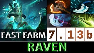 Raven [Juggernaut] Fast Farm Efficiency ► Dota 2 7.13b