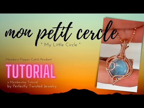 Make a Mini Pendant!  Cute Wire Wrap for Small Cabochon, Easy, Beginner Friendly!