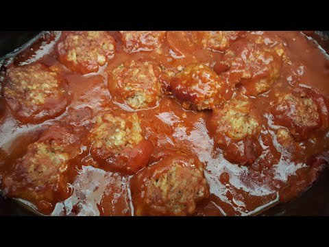 CROCK POT PORCUPINE MEATBALLS IN A BEAUTIFUL SAUCE– LET'S GO RETRO