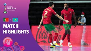 Portugal v Kazakhstan | FIFA Futsal World Cup 2021 | Match Highlights
