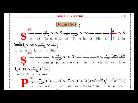 Dogmatica (Glasul 1), Anastasimatar V. Ojog - versiune instrumentală (Melodos) - clip 3