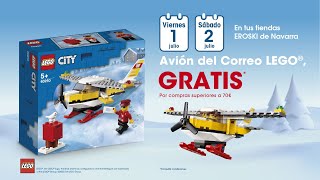 Eroski Llévate GRATIS el Avión del Correo LEGO anuncio