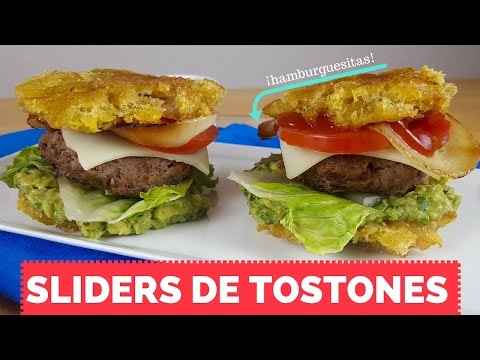 Mini Hamburguesa de Tostones (sin gluten) - La Cooquette