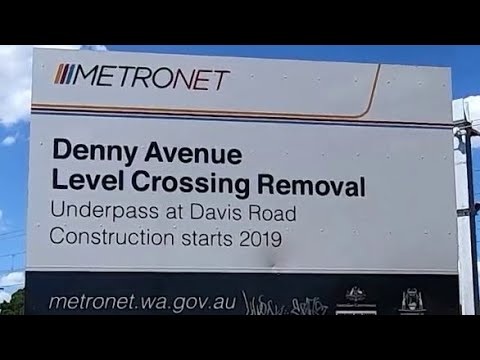 Then & Now at the Denny Ave Upgrade & Davis rd Rail bridge