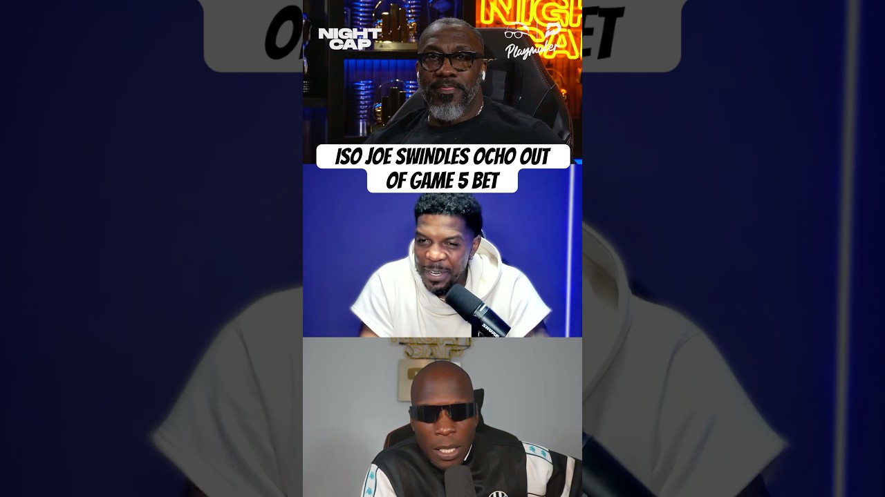 Iso Joe really swindled Ocho out of his Game 5 bet 😅🤣 #Nightcap