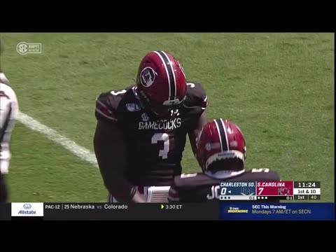 2019 USC vs Charleston Southern - Javon Kinlaw Sack