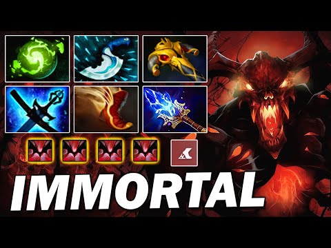 Unstoppable Shadow Fiend the Soul Collector | 7.38c Dota 2 IMMORTAL RANK!