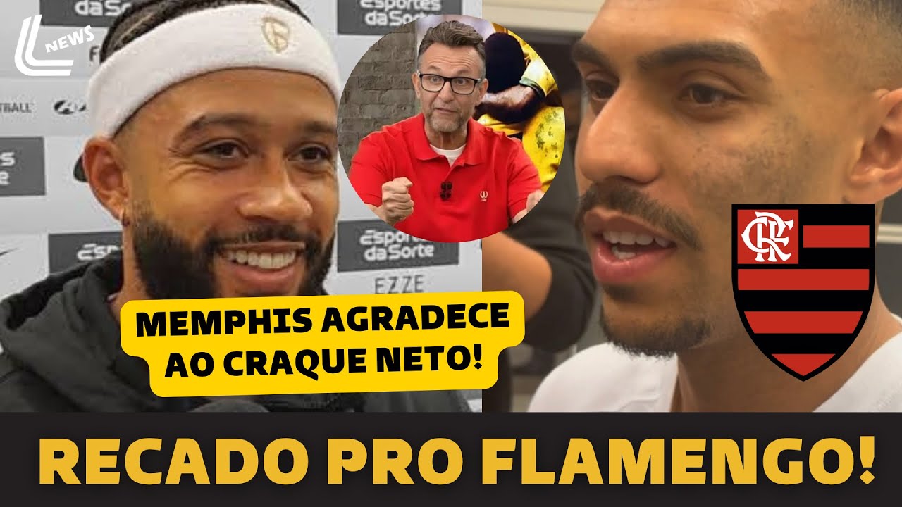 “IGUAL A FIEL NÃO TEM!” MATHEUZINHO MANDA RECADO! MEMPHIS SE RENDE AO TIMÃO E AGRADECE CRAQUE NETO!
