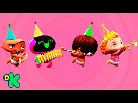 ¡Una fiesta sorpresa para Dolores! | Mini Beat Power Rockers | Discovery Kids