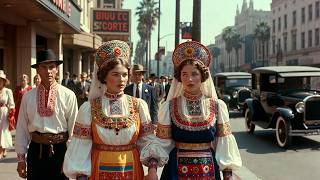 Send Me Back To 1930🎵 Hollywood Walk In 1930s | Americana Doo Wop (Official Music Video)
