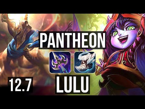 PANTH & Lucian vs LULU & Jinx (SUP) | 4.3M mastery, 3/0/6, 800+ games | KR Diamond | 12.7