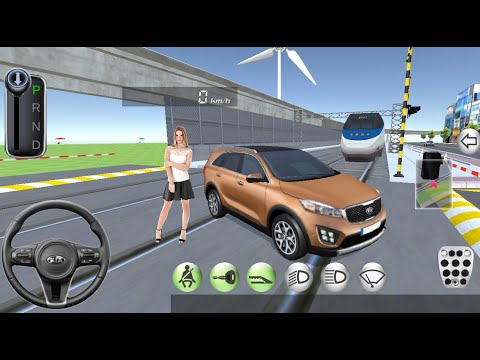 Micro Bus Vs Bullet Train Funny Driving - 3D Car Driving Simulator - Android gameplay