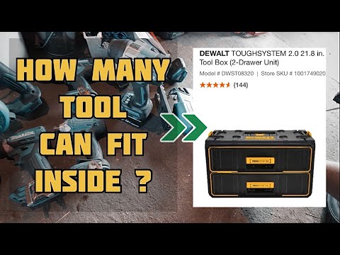 DEWALT Toughsystem 2.0 Drawer - How Many Tools can fit in?