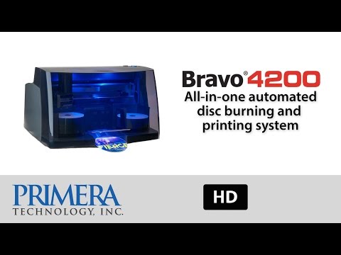 Print and Burn CDs and DVDs with Bravo 4200