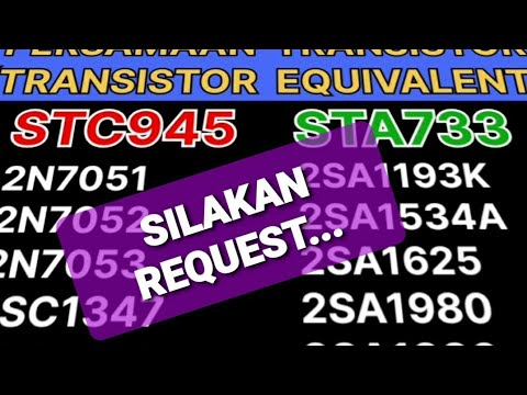 STC945 - STA 733 PERSAMAAN TRANSISTOR  ( EQUIVALENT / SUBSTITUTE ) Equivalent Cross-Reference