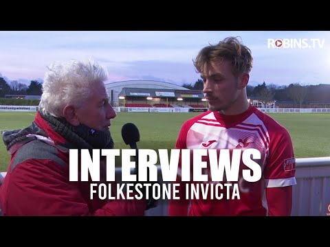 Interviews - Folkestone Invicta VS Carshalton Athletic - 05/02/22