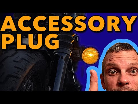 Accessory Plug • Wiring • Installation • Retro Harley Fog Light • Softail Street Bob FXBB • Part 2