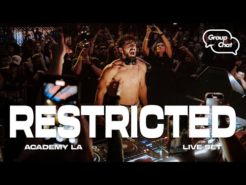 Restricted LIVE @ Group Chat LA [HARD TECHNO MIX]
