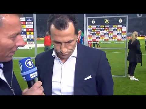 Hassan Salihamidzic stinksauer über nicht gegebeben Elfer nach Pokalfinale 2018 Bayern 1-3 SGE