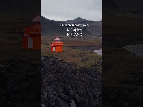 Karlstaðatangaviti, Múlaþing, Iceland. #travel #hindsightaerial #iceland #djireykjavik #drone