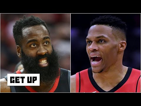 討論詹姆斯-哈登和拉塞爾-威斯布魯克的交易方案 | 起床了。 (Discussing James Harden and Russell Westbrook trade scenarios | Get Up)