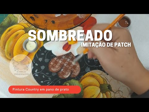 Sombreado imitação de patch aplique/ Pintura em Tecido