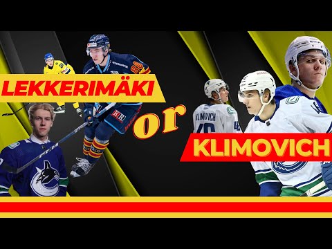 Jonathan Lekkerimäki vs Danila Klimovich - Who's the better Canucks prospect?