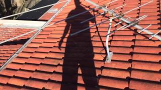 3 story roof with raked section insulated with cellulose fibre 2016-07-04 14.23.58.mov