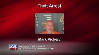 Gaylesville Man Arrested for Theft