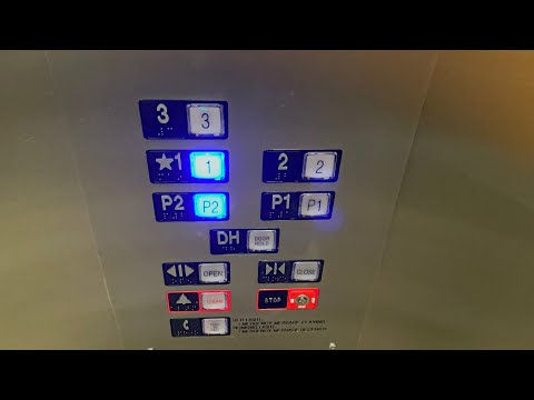 Blue Innovation Decorator! Westinghouse Hydraulic Elevator @6600 Office Building in Eden Prairie, MN