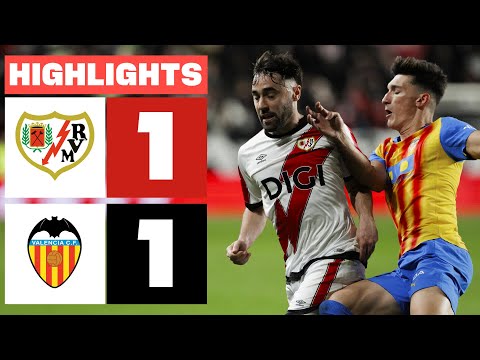 RAYO VALLECANO 1 - 1 VALENCIA CF | HIGHLIGHTS LALIGA EA SPORTS