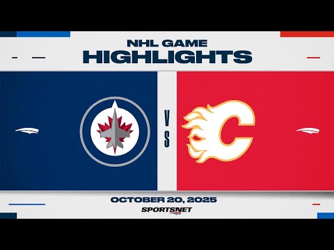 NHL Highlights | Jets vs. Flames - October 20, 2025