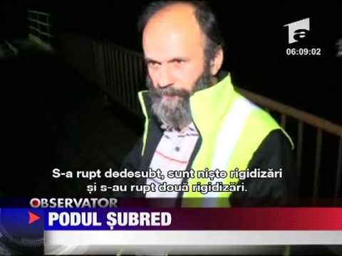 Drum blocat Era sa cada cu podul 18 IUNIE 2010