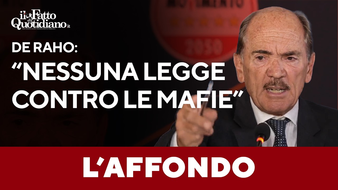 De Raho attacca il governo: “Non ha fatto una sola legge contro le mafie”