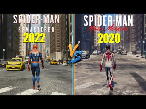 Spider-Man Remastered VS Spider-Man Miles Morales - Improvement And Flaws Physics Details Comparison