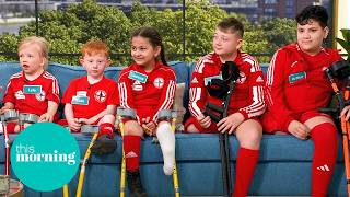 The Junior England Amputee Football Fundraising for Their Heroes | This Morning