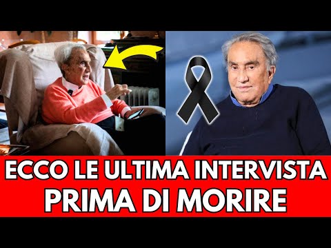 L’ultima intervista di Emilio Fede: le lacrime per Berlusconi e il Quirinale 😢