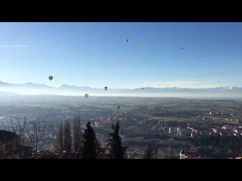 Mondovì Cuneo Piemonte Raduno Mongolfiere 5 gennaio 2019