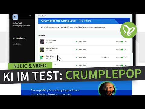 Audio Aufnahmen verbessern: CrumplePop KI im Test