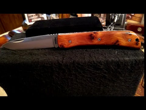 Miguel Nieto "Campaña" - Modern Slipjoint Made In Spain (Thuya-Wood)