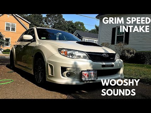 SUBARU WRX 2012 Grimspeed INTAKE. SOUNDS AMAZING!!!!!