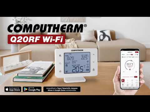 Computherm Q20 Wi-Fi Termosztát érintőgombos kijelzővel