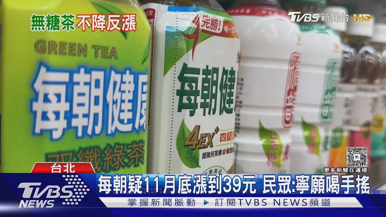 無糖茶價格飆升!這款逼近40元 漲幅近12%消費者傻眼