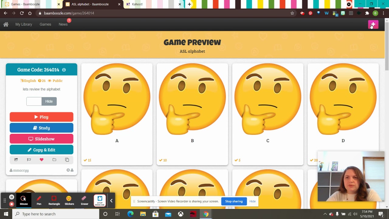 Engaging students with Baamboozle