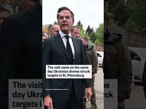 NATO chief tours site of Russian attack on Kyiv