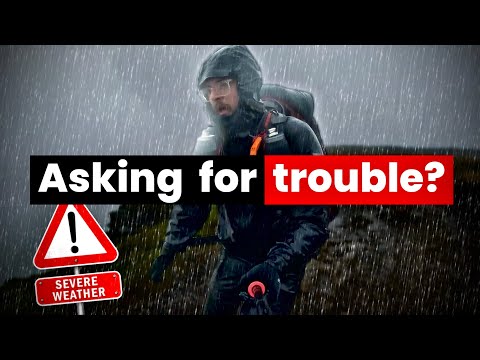 ⚠️❌ STORM CAMPING IN 60+ MPH HEAVY WIND & RAIN ‼️